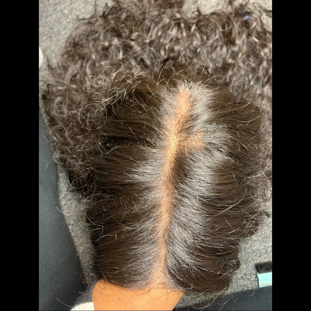 Swiss Lace Curly Wig